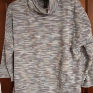 Massini Striped Cowl Neck Sweater Size M